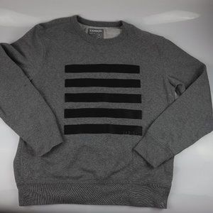 Express Men Gray Pullover Sweatshirt Sz Medium